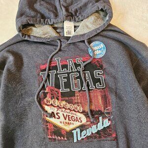 NWT Blue Kay BK Unisex Hoodie Sweatshirt Las Vegas Nevada Size XL